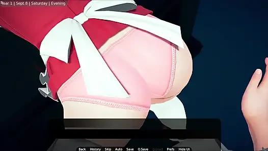 Stepbrother Loves Spanking Japanese Stepsister Big Ass With Pink Pantie