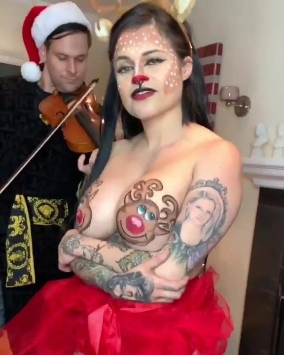 horny xmas lady