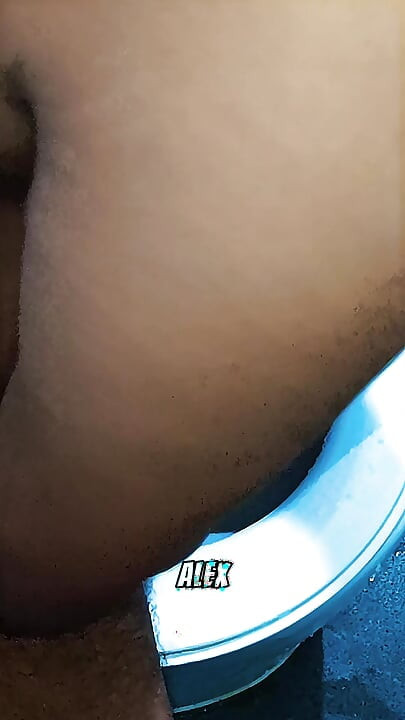 Masterbating in toilet