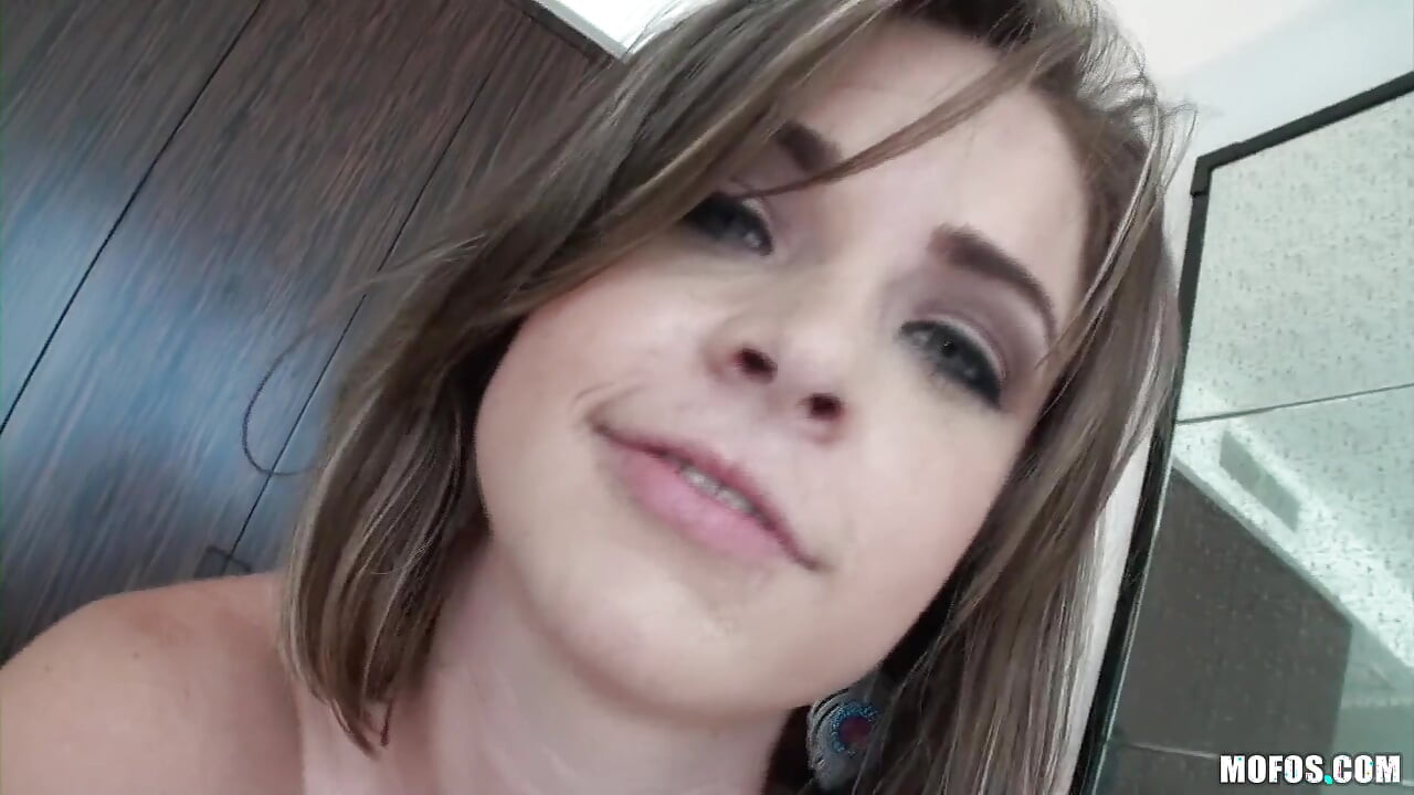 Lets Try Anal - Brunette Sierra Lets Chad Slide in for First Anal While Showing off Booty