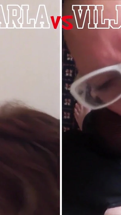 Stunning moment from "Head to Head Competition: Carla vs Vilja Sloppy Throat Fuck"