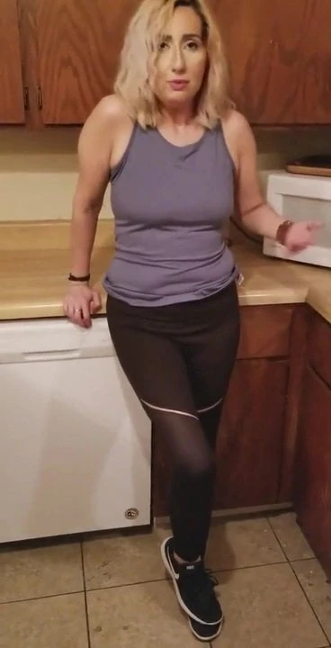 Blonde striptease