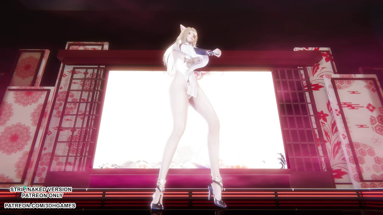 Mmd Gokuraku Jodo - Ahri ลีกเต้นญี่ปุ่นเซ็กซี่ของเฮนไตในตํานานแบบไม่เซ็นเซอร์ 4K 60FPS