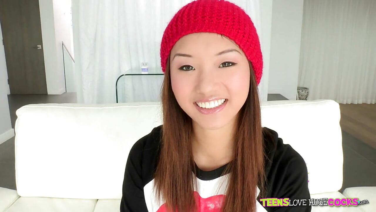 Teens Love Huge Cocks - Hot Asian Got Fucked in a Doggy Style by a Monster Dick on the Bed
