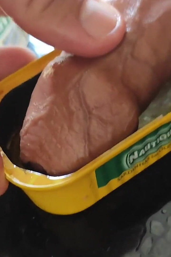 Canned Penis Recipe with Edible Oil.