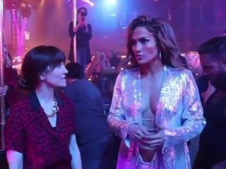 Jennifer Lopez pada set ''hustlers''