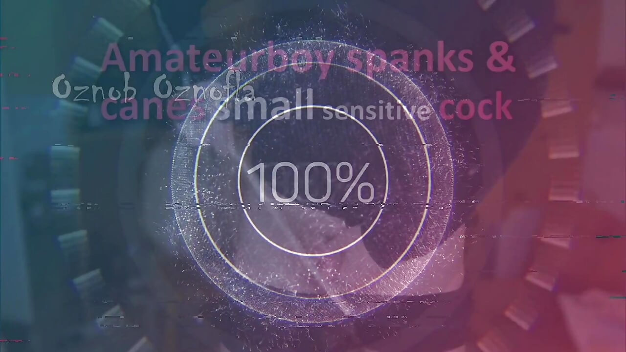Amateurboy Spanks and Canes Small Sensitive Cock