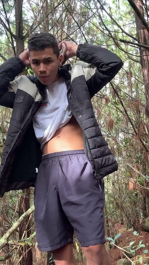 18-year-old Venezuelan Man Runs in the Forest