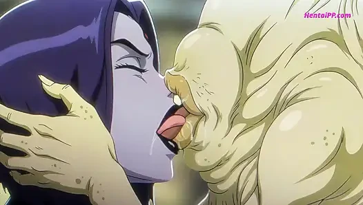 Si pelacur gelap raven dientot sama kontol raksasa dan suka banget (parodi kartun)