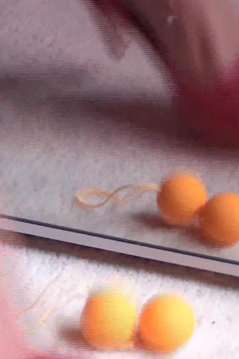 Ballbusting Vagina Balls in Pink Open Toe Sandals on Barefoot