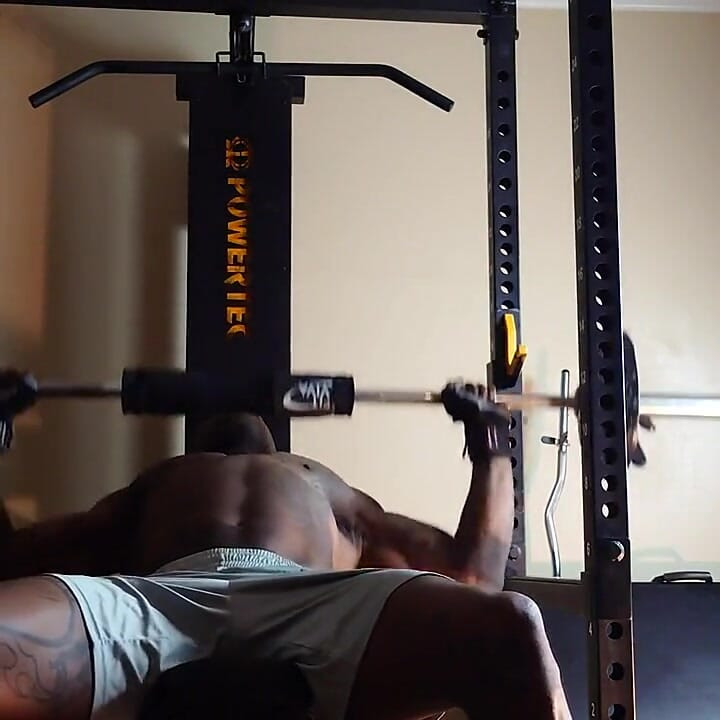 Push Day workout Jeremiah McPherson aka Hallelujah Johnson - Part 1