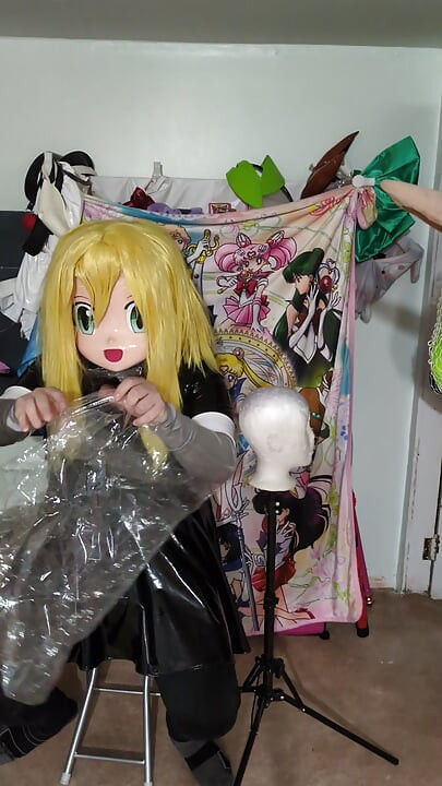 Quick Kigurumi Double Layered breathplay in PVC Dress Cosplay