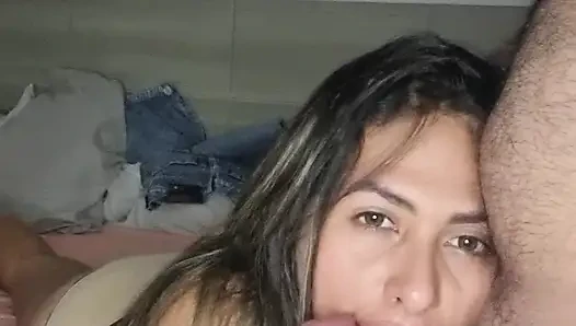 She knows how to suck a cock and make a man happy.