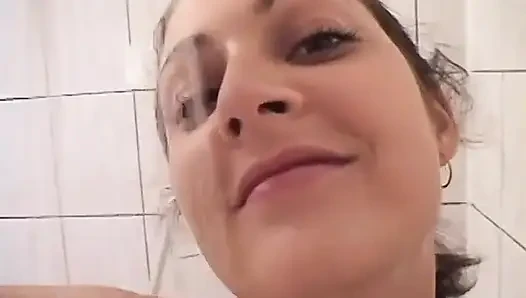 Sarah Moon Sucks Maxx off in the Shower