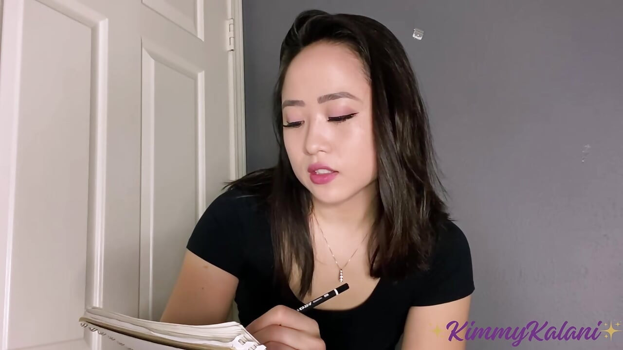 Bosquejando tu polla perfecta para mi proyecto de arte - asmr - sexo en primer plano