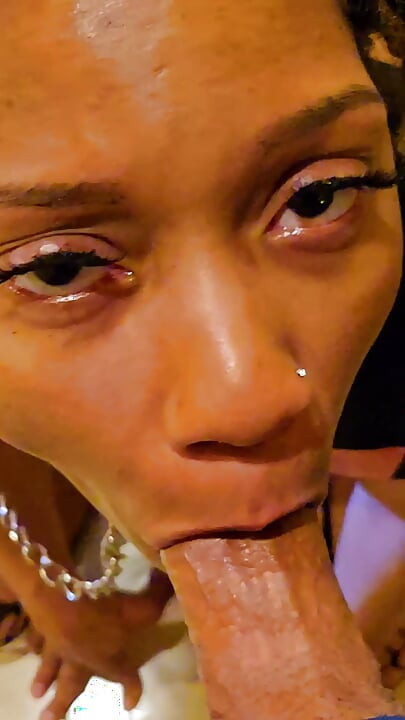 Sexy Submissive Ebony Slut Maddie X Gets Throat Fucked and Gags