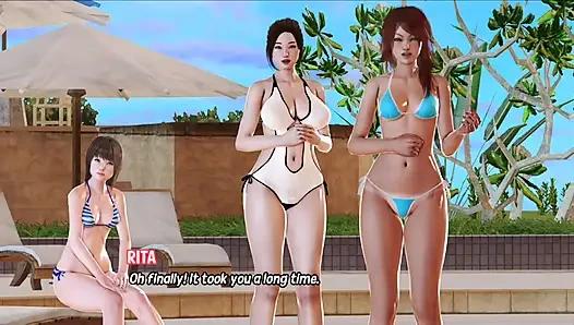 Max's Life Season 3 Cap 133 Fucking the Hotel Receptionist and a Handjob in the Jacuzzi