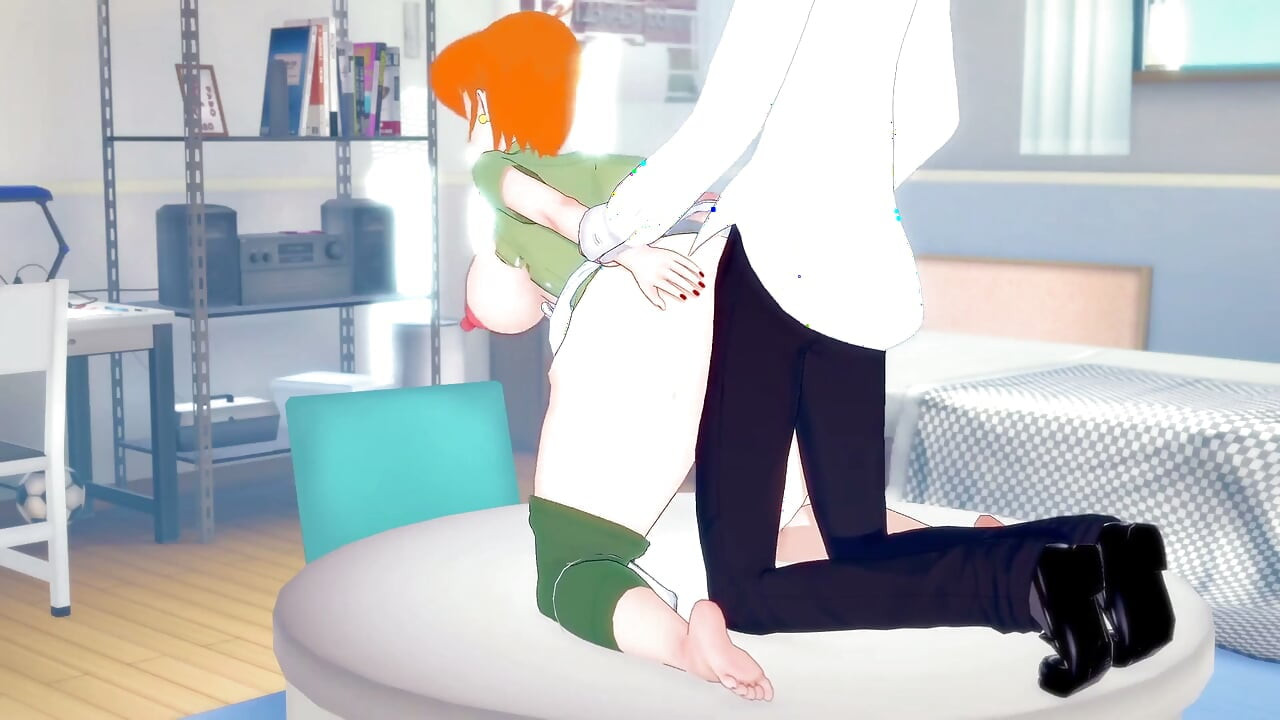 A mãe de Dexter está fazendo anal: o laboratório de Dexter Hentai