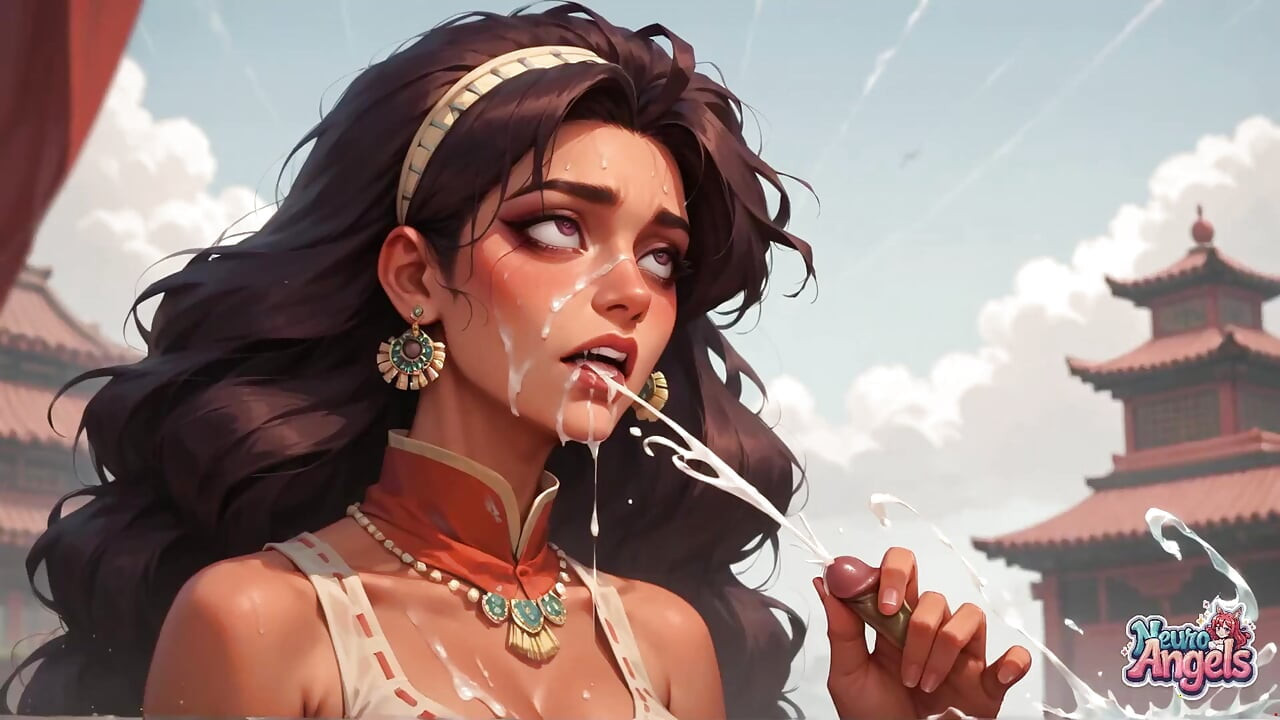 ملكة تشيونغسام الآسيوية المتناثرة بالحليب في نعيم متعدد النواة