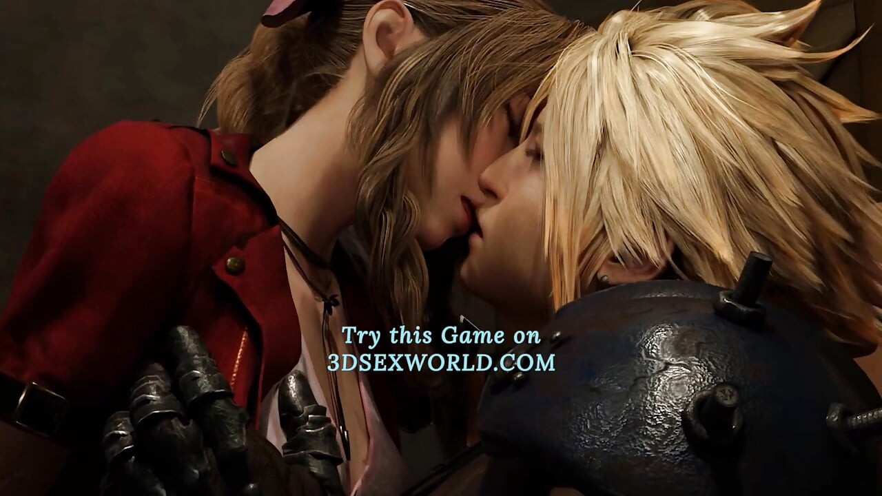 Skinny Teen Aerith gets Pussy Licking and Fucking From Cloud (Realistic 3D Sexgame)