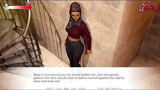 Life in the middle east #10 - Banu played with her self in bed