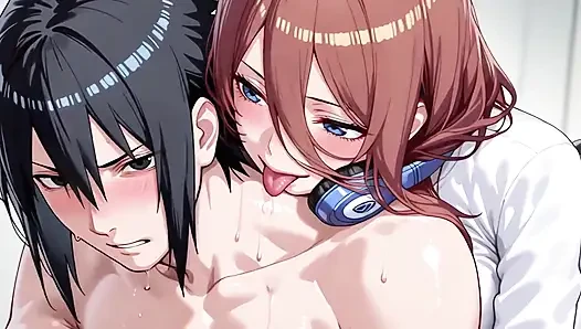 Sasuke (naruto) X Miku (tqq)