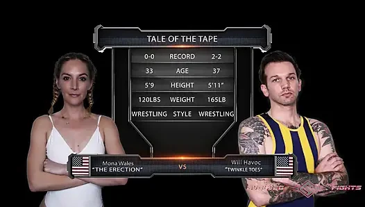 Mona wales vs will havoc - gulat campuran