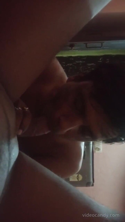 Captivating moment from "Oral sucking n cumshot from husband's big fat dick"