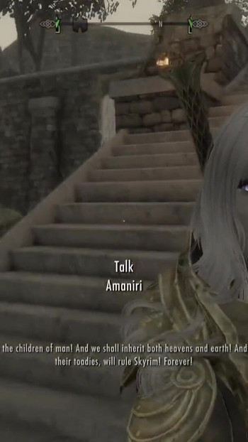 Detik menawan dari "Skyrim B dan L mod - Lebih banyak pencarian dan meraikan di dewan berkongkek dengan berbilang wanita"