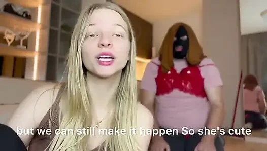 Первый день от раба до хорошенькой сисси Angelas