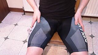 Lycra and oil