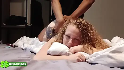 Lucky Gurl Kween Bunny B - Sexy Submissive BBW MILF Gets Pounded Doggystyle