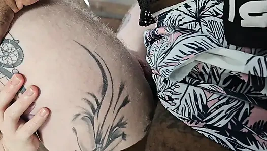 I FULFILLED MY NEIGHBOR'S DREAM WE HAD SEX RIGHT THERE IN THE KITCHEN I LIKED THE COCK I ASKED FOR IN THE ASS