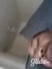 Cumming on the couch