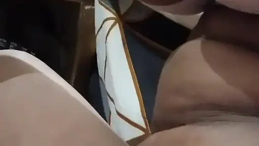 The neighbour saw Komal fingering her, grabbed her land and pulled her under, then urinated on it