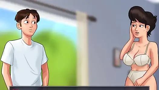 Summertime saga miss dewitt & Helan & eve Animationssammlung [teil 11] Nacktes sexspiel