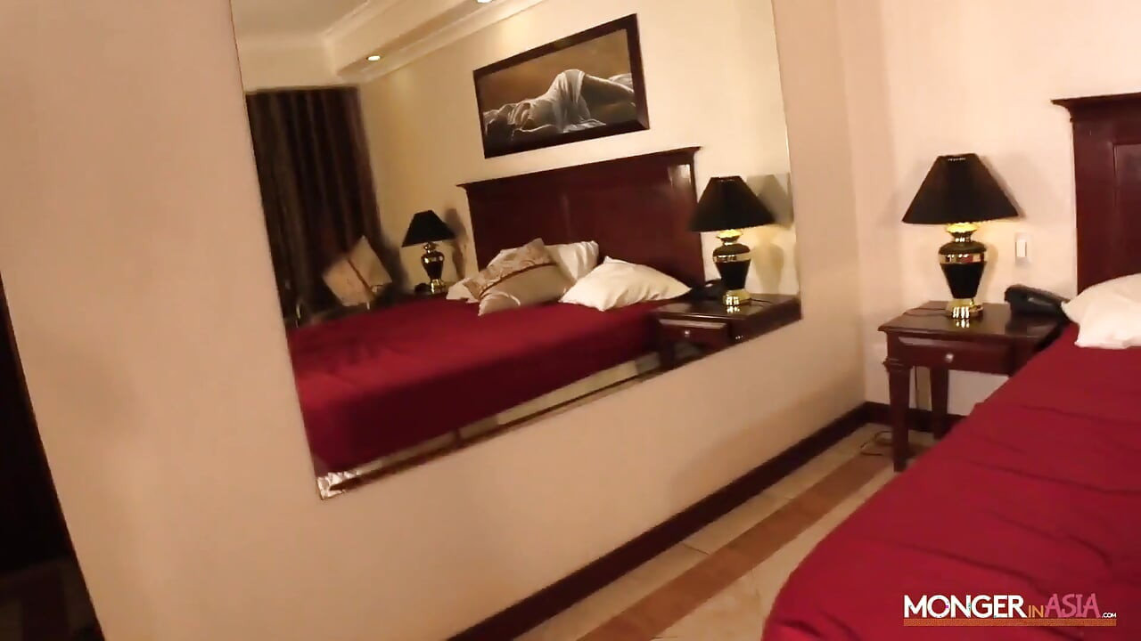Two teen Asians twinsstepsisters in threesome