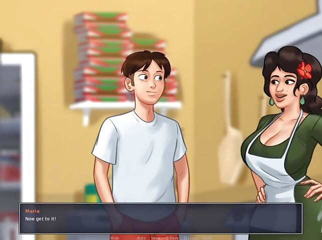 Yaz mevsimi efsanesi bölüm 215 - misskitty2k'den pizzacı kadın