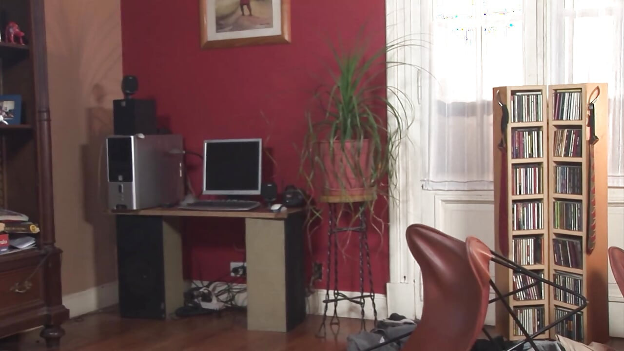 Office chair gay fucking