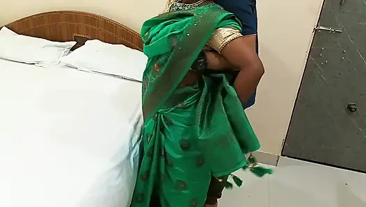 Красивый бхабхи хардкорный горячий минет и секс-видео в Сари