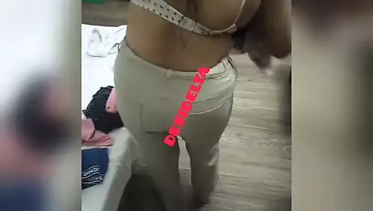 Desi wife Changing clothes