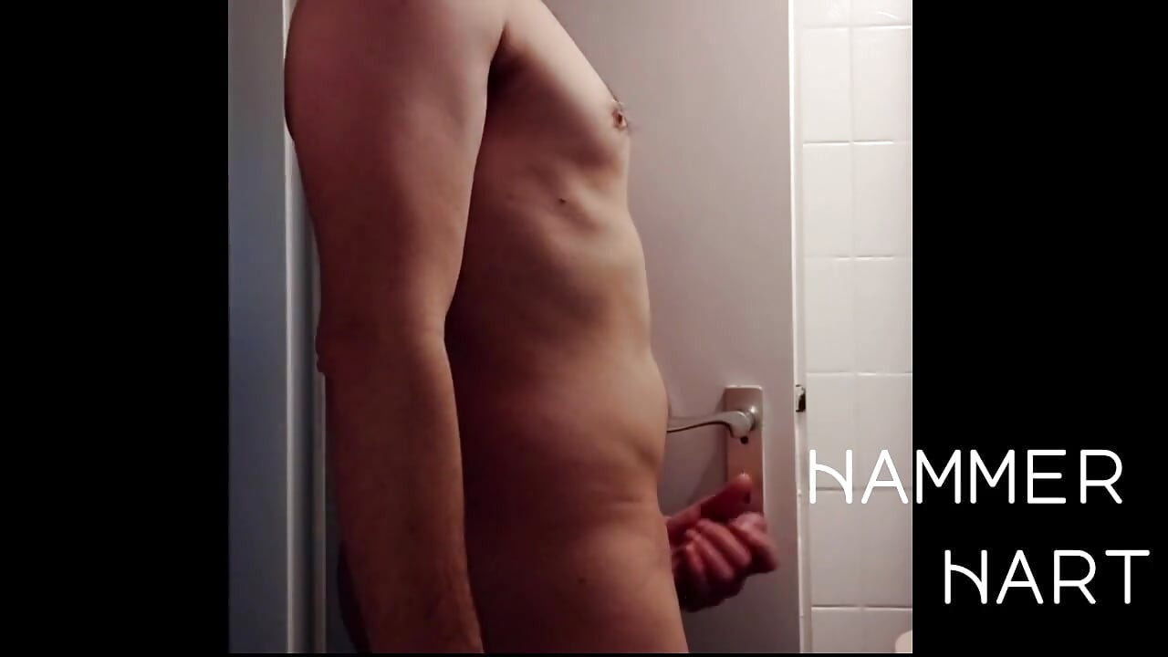 Wanking While Standing && Squirting A Lot Of Sperm