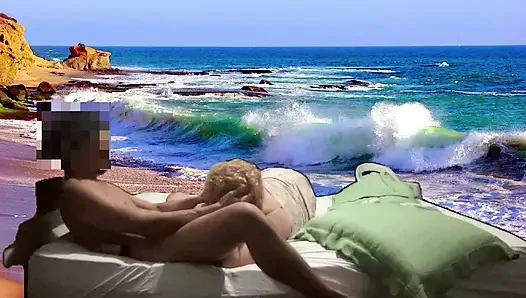 Real couple sucking each other, lightly strangling and slapping in the f...