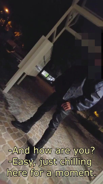 "Başka bir güvenlik görevlisi yaklaştı ve ikna oldu" den önemli an