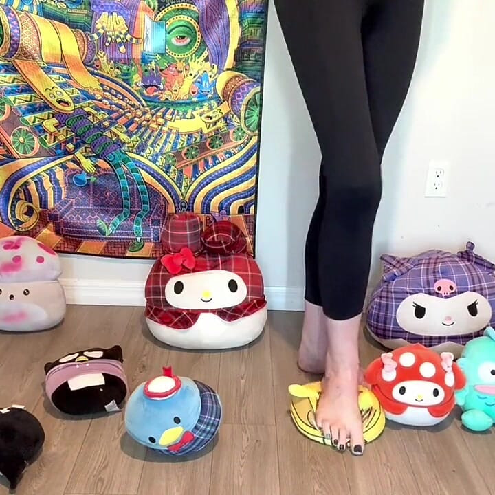 Plushie Stomp - Size 16 Feet Stomping Stuffed Toy Collection