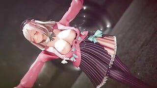 Mmd R-18 - chicas anime sexy bailando - clip 255