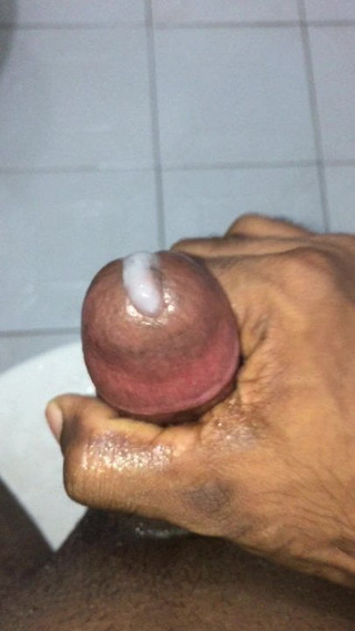 My cum from 8 inches cock