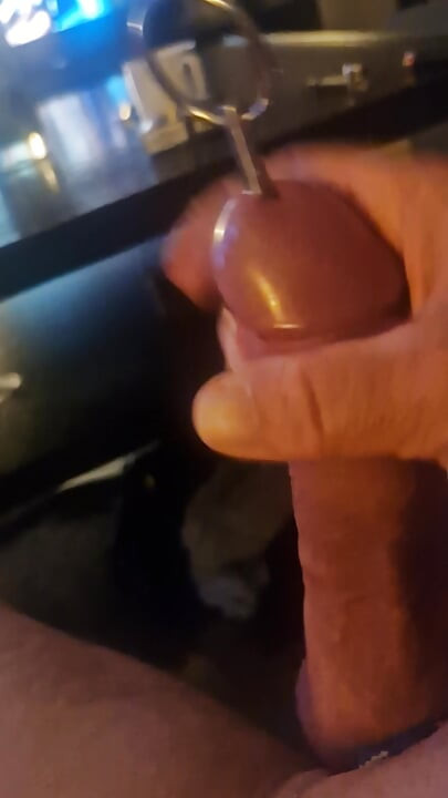 Sounding My cock
