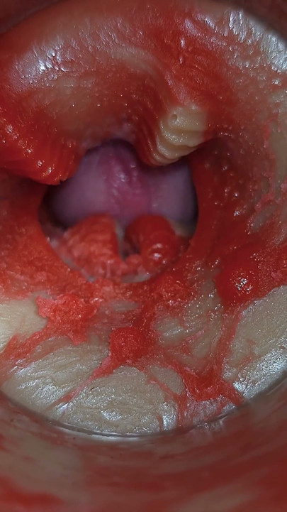 Camera Inside Deep Pussy Captures Very Huge Ejaculation of Sperm ASMR | Clip 1