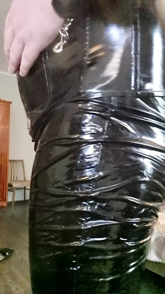 Catsuit, corset and chastity belt